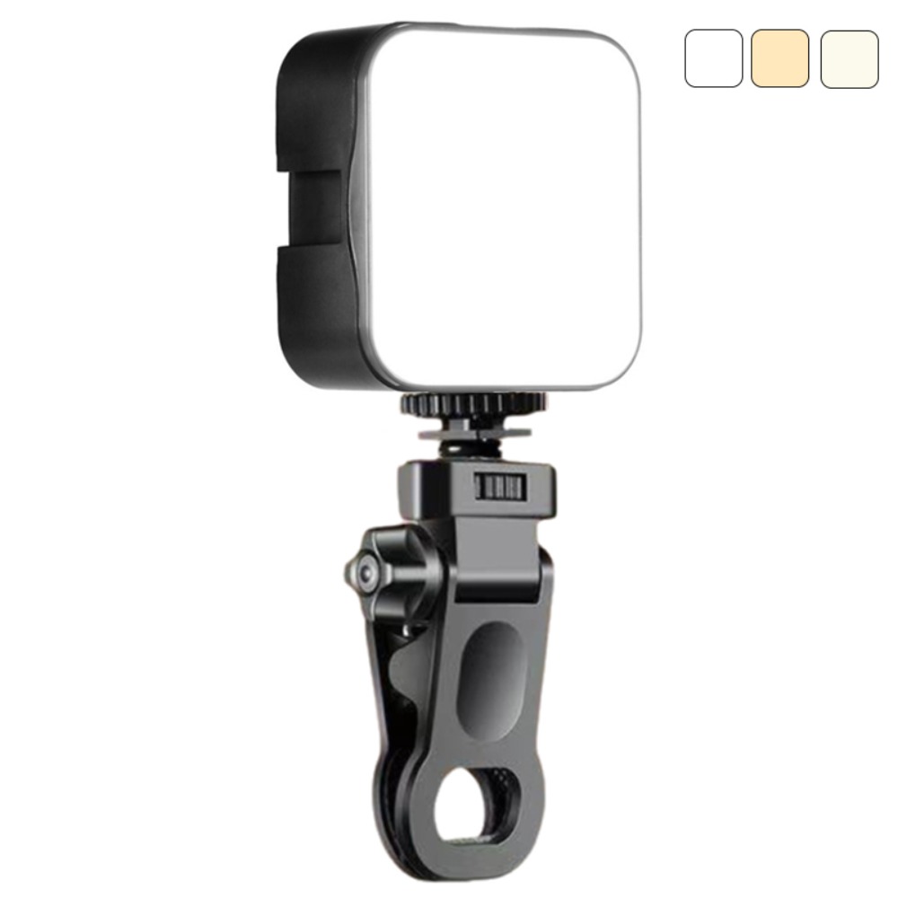 Photography Lighting Brands - RGB-Fülllicht, USB-Aufladung, dimmbare Fotolampe, 6000K, Hot-Shoe-Halterung,