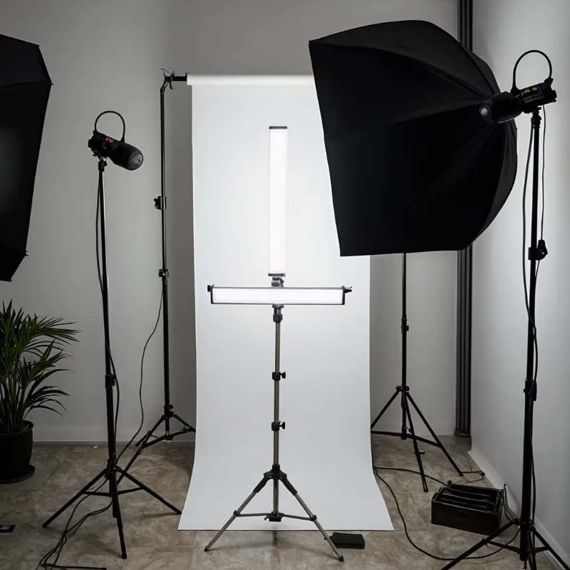 Photography Lighting Kit Portable - 80W LED Tragbarer Handstab NP-970 Li-Ionen-Akku