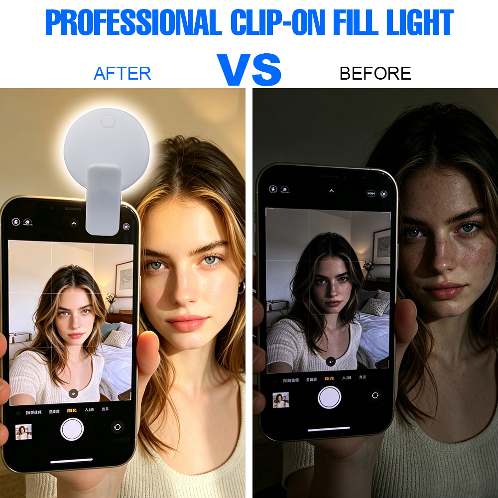 Clip-LED-Selfie-Fülllicht 3 He – Photography Lighting Description Bewertung und Preis