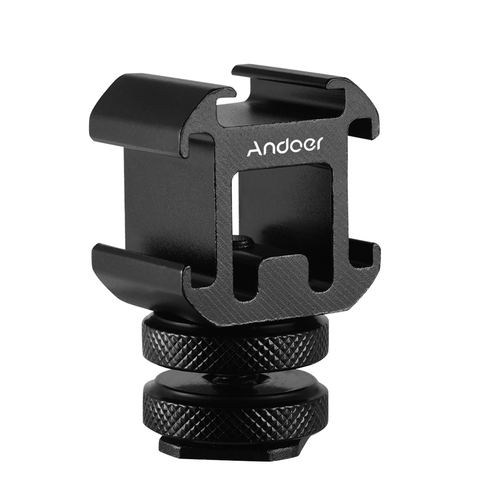 Andoer 3-Kaltschuh-Montageadap – Photography Lighting Description Bewertung und Preis